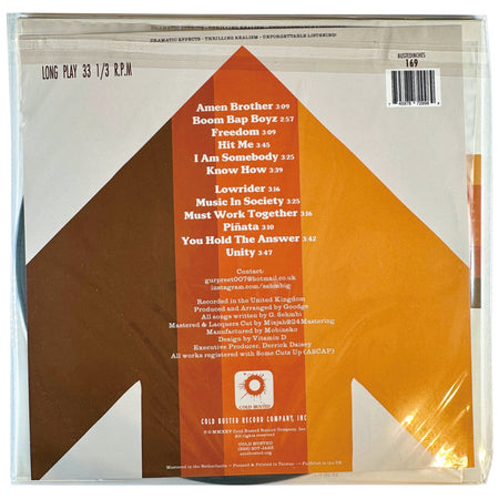 Goodge - Soul Spectrums - Limited Edition Black 12 Inch Vinyl - COLD BUSTED