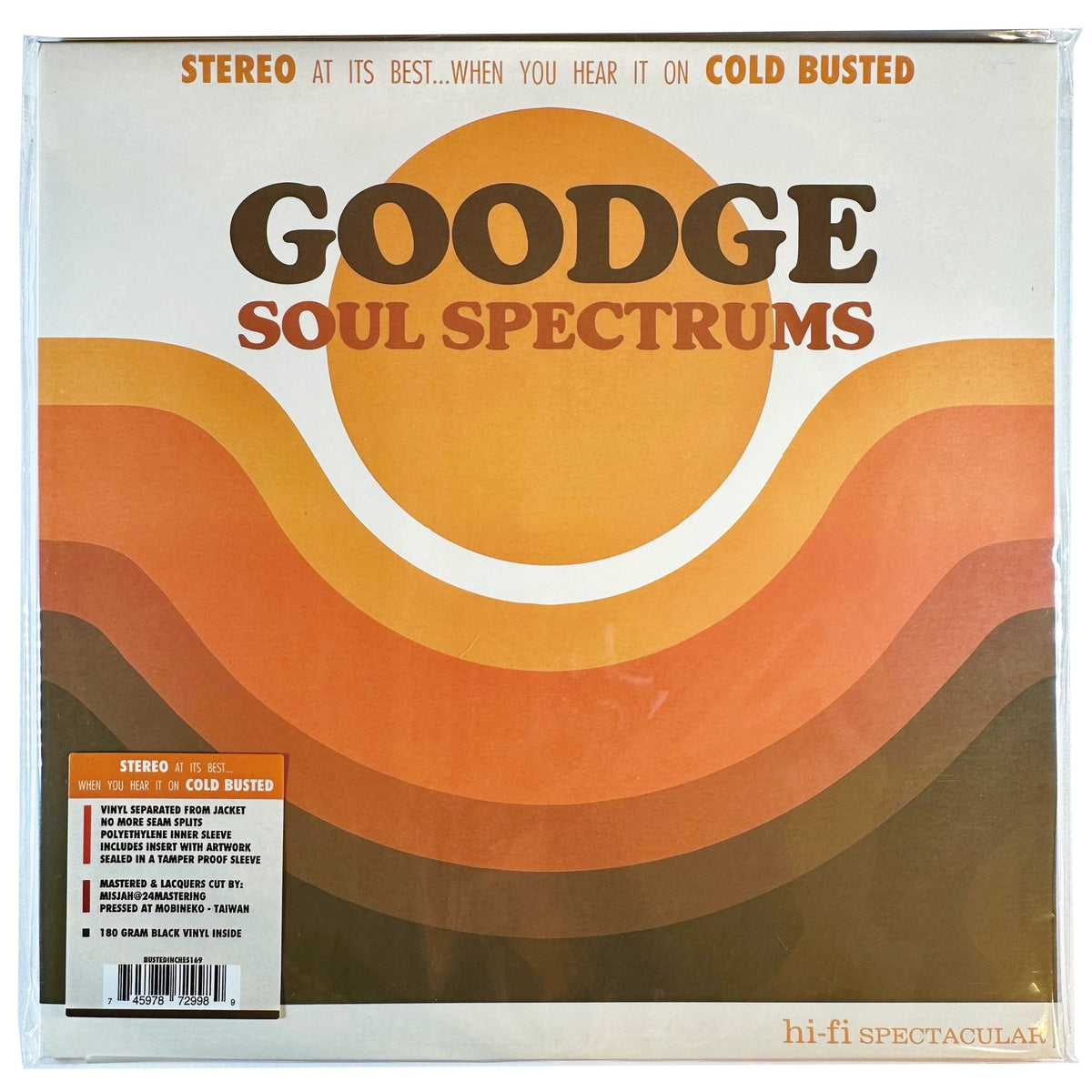 Goodge - Soul Spectrums - Limited Edition Black 12 Inch Vinyl - COLD BUSTED