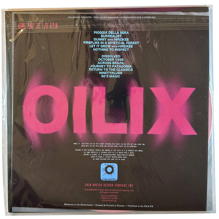 Oilix - Dissolved - Limited Edition Pink Colored 12 Inch Vinyl - COLD BUSTED