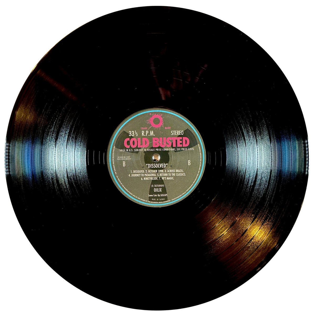 Oilix - Dissolved - Limited Edition 12 Inch Vinyl - COLD BUSTED