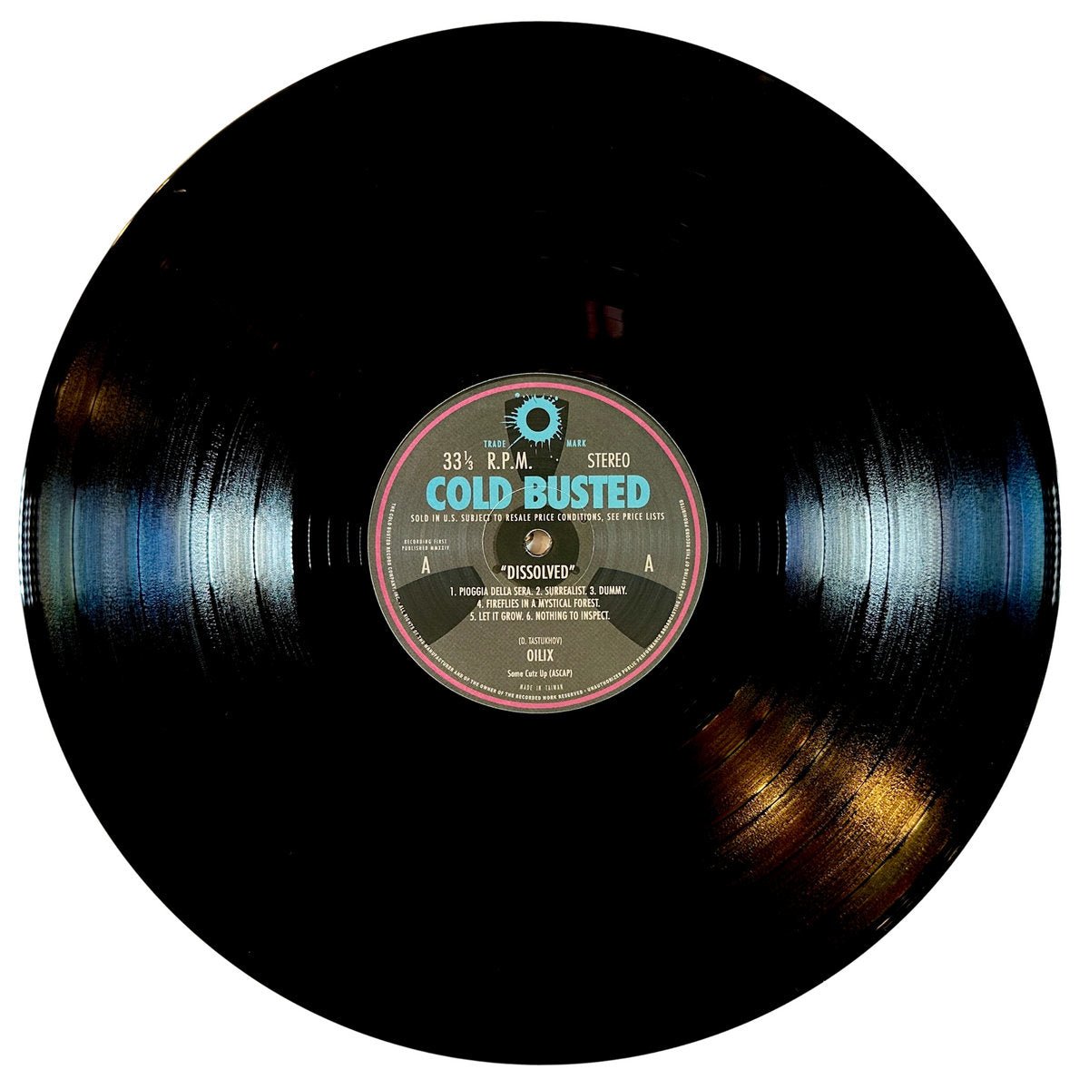 Oilix - Dissolved - Limited Edition 12 Inch Vinyl - COLD BUSTED