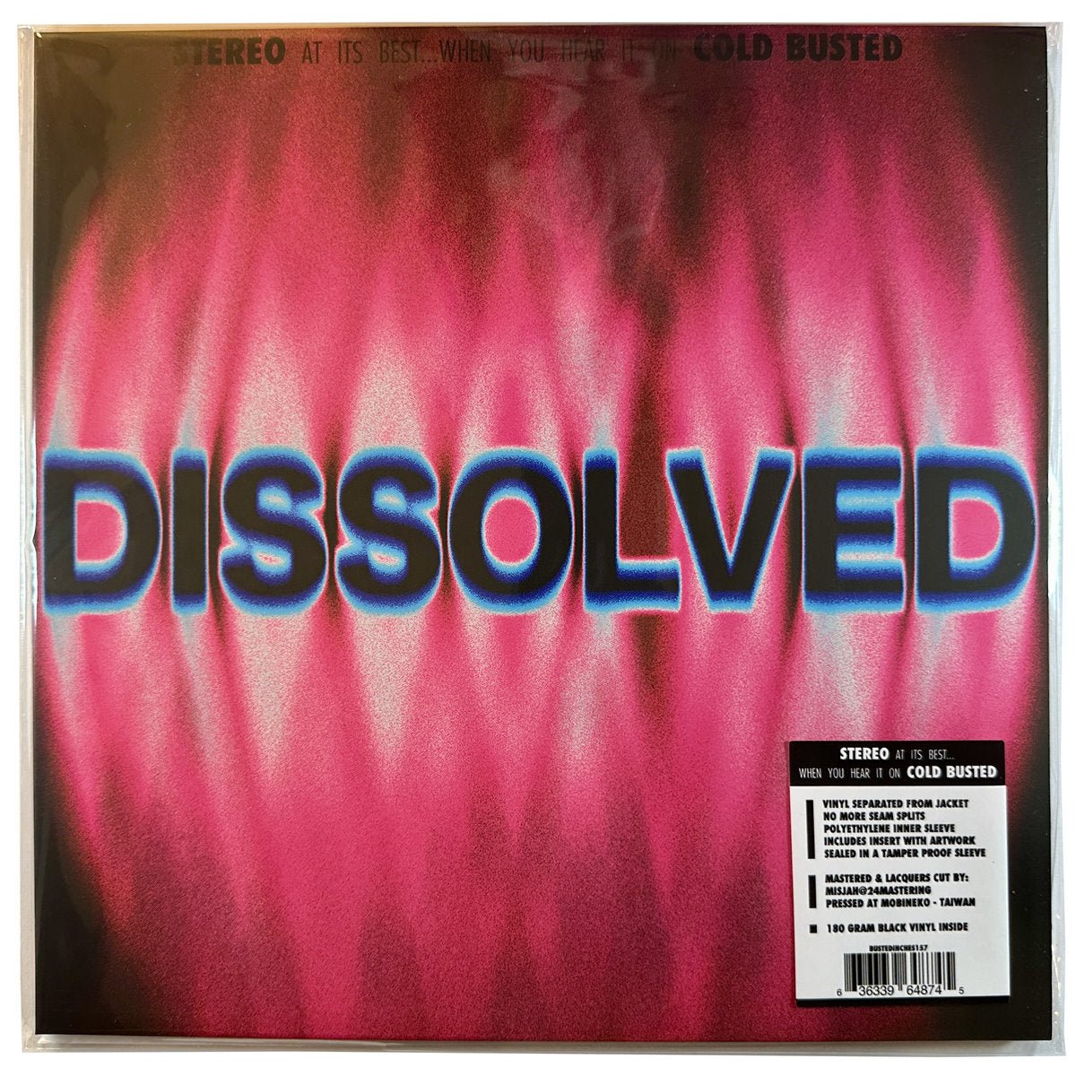 Oilix - Dissolved - Limited Edition 12 Inch Vinyl - COLD BUSTED