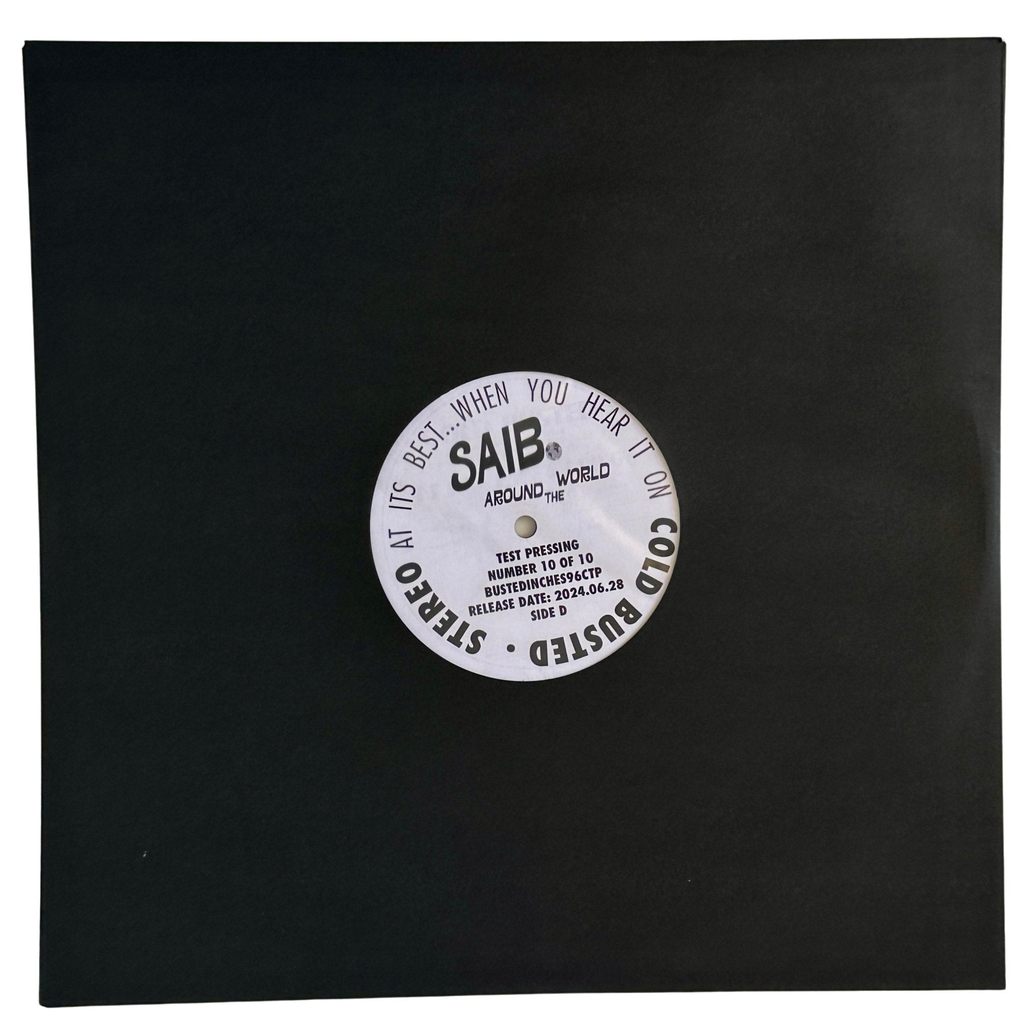 saib. - Around The World (Remastered) - Limited Edition Double 12 Inch Vinyl Test Pressing Repress - COLD BUSTED