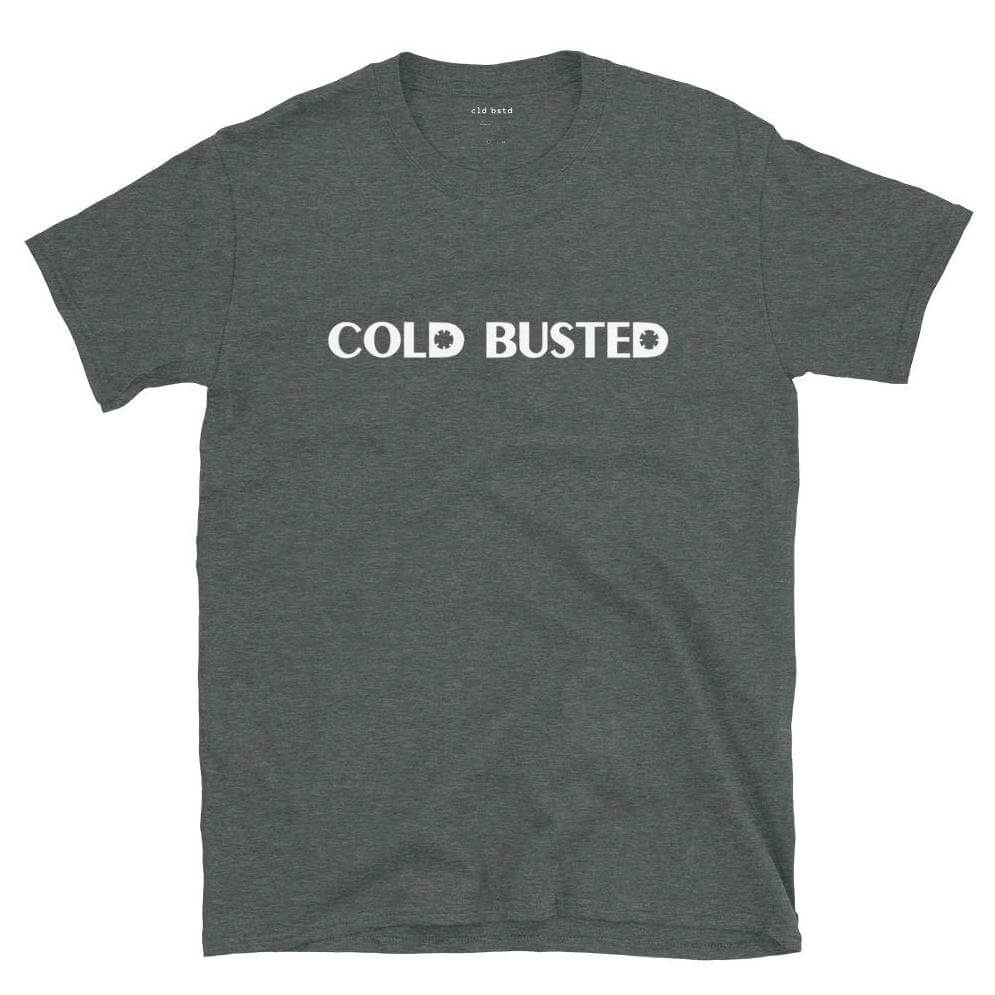 Cold Busted Cassette Short-Sleeve Unisex T-Shirt - Dark Heather - S - Cold Busted