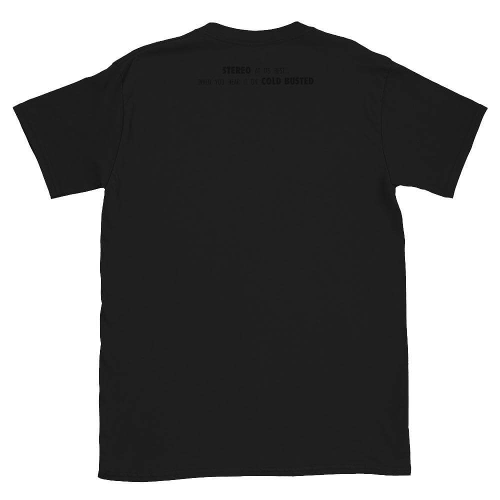 Cold Busted Short-Sleeve Unisex T-Shirt Black on Black - S - Cold Busted