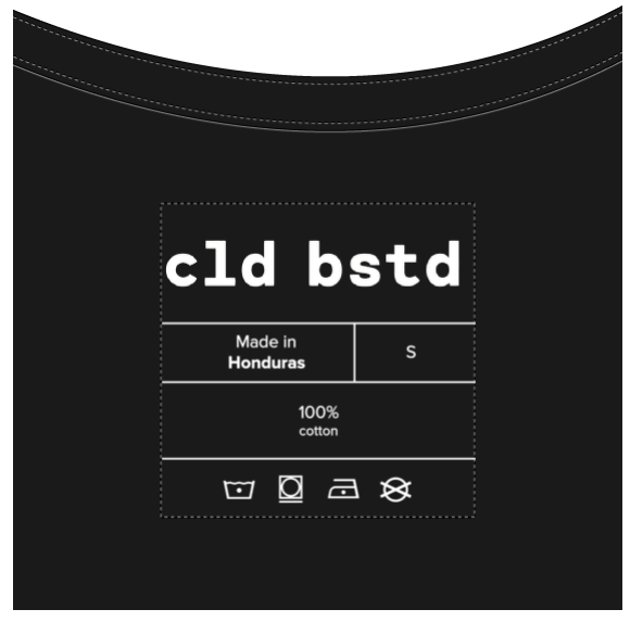 Cold Busted Short-Sleeve Unisex T-Shirt Black on Black - S - Cold Busted