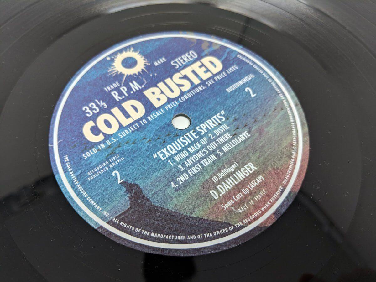 D.Dahlinger - Exquisite Spirits - Limited Edition 12 Inch Vinyl - Cold Busted