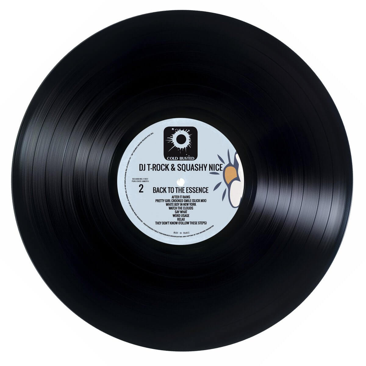 DJ T-Rock & Squashy Nice - Back To The Essence - Limited Edition 12 Inch Vinyl - Cold Busted
