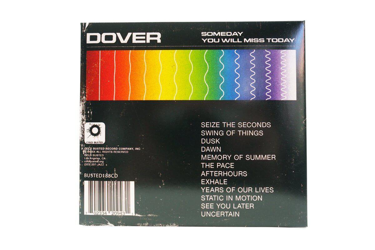 Dover - Someday You Will Miss Today - Limited Edition Compact Disc - Cold Busted