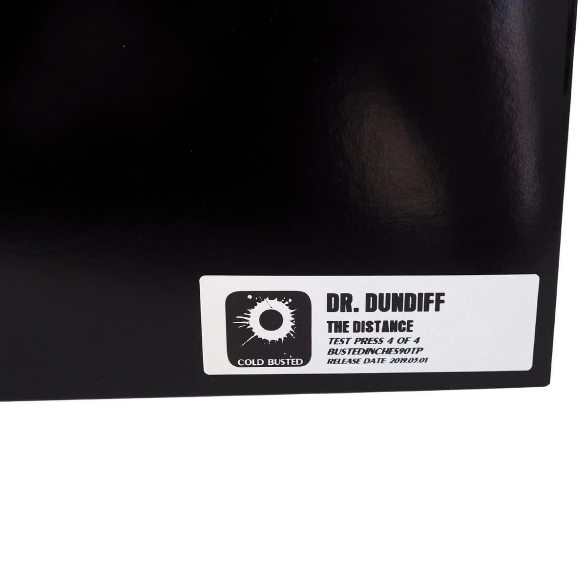 Dr. Dundiff - The Distance - Limited Edition 12 Inch Vinyl Test Pressing - Cold Busted