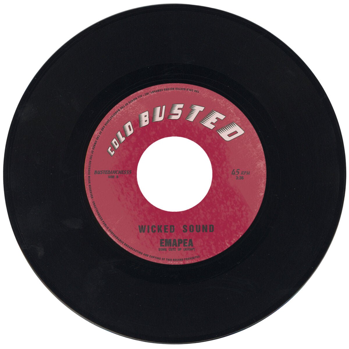 Emapea - On the Run / Wicked Sound - Limited Edition 7 Inch Vinyl - Cold Busted