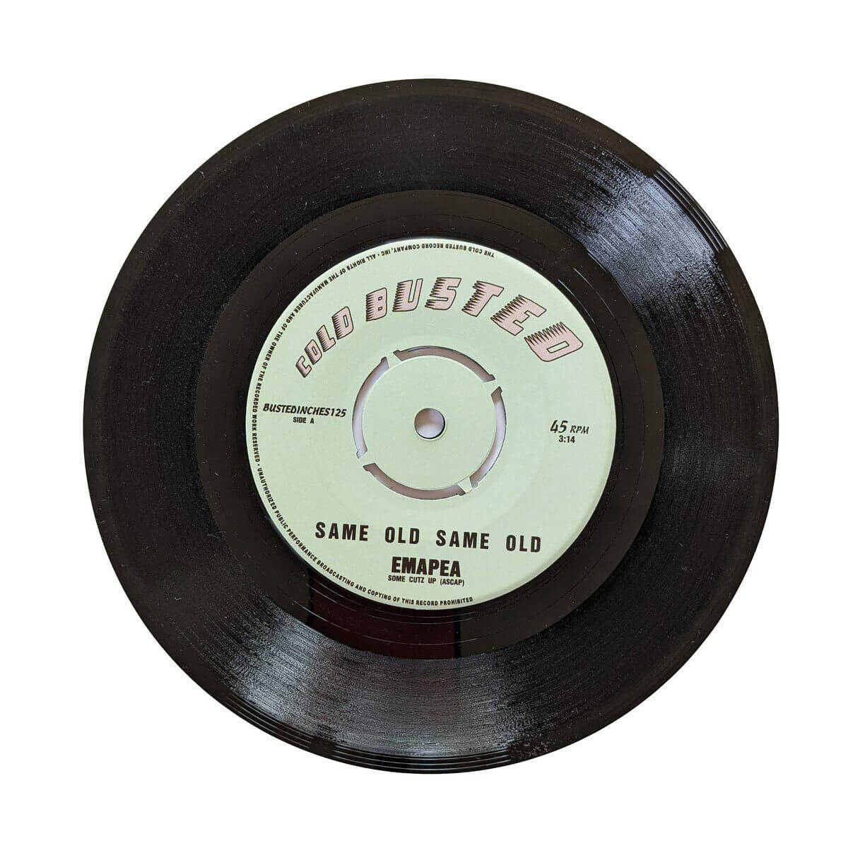 Emapea - Same Old Same Old / Drop The Bass - Limited Edition 7 Inch Vinyl - Cold Busted