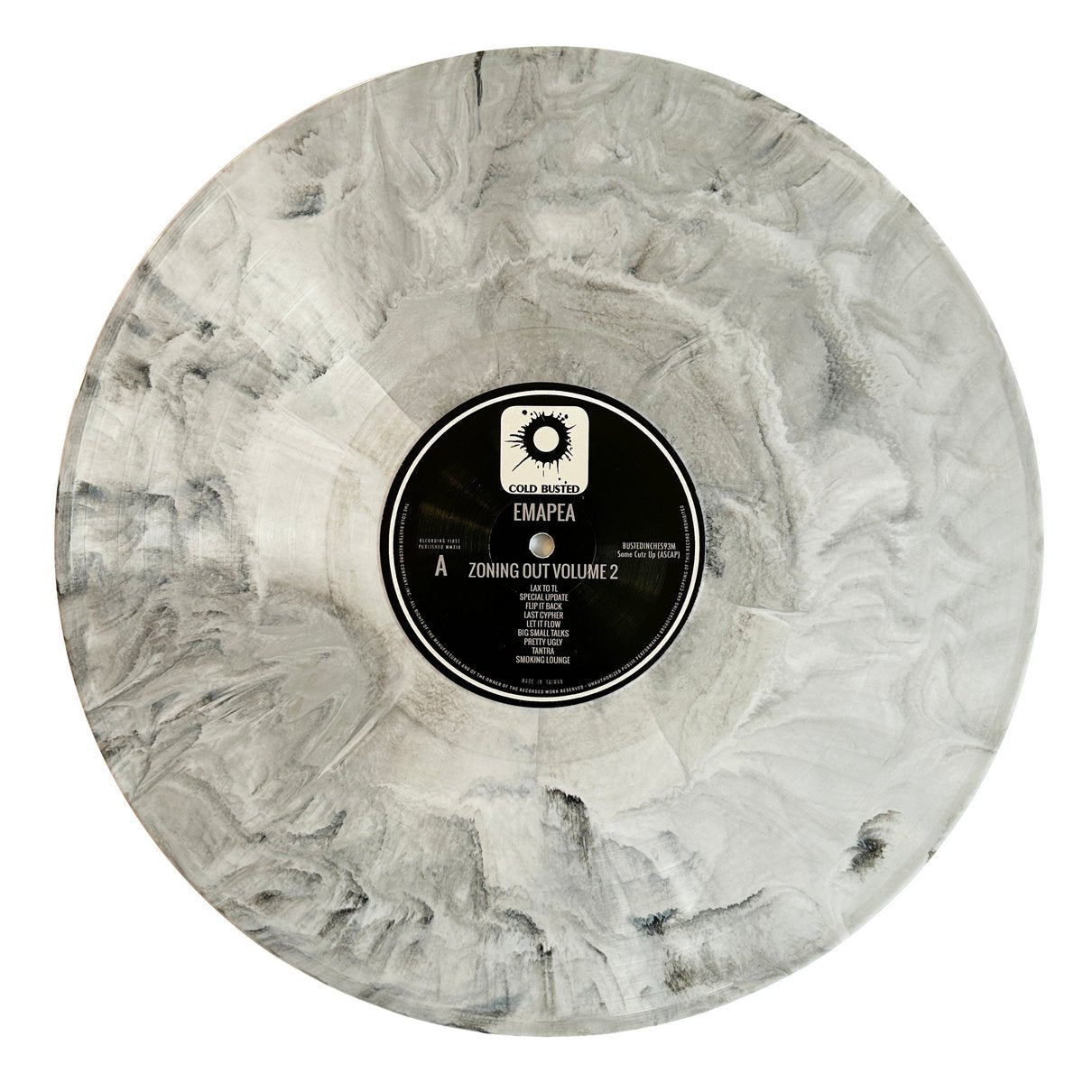 Emapea - Zoning Out Volume 2 - Limited Edition White and Black Marbled Colored 12 Inch Vinyl - Cold Busted