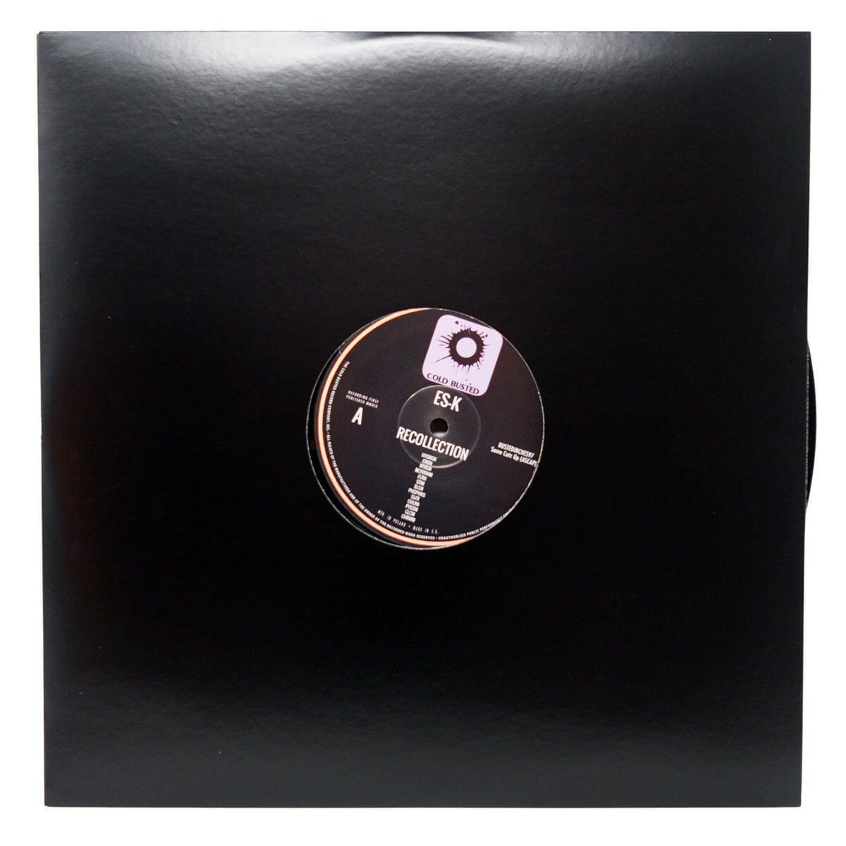 Es-K - ReCollection - Limited Edition 12 Inch Vinyl - Cold Busted