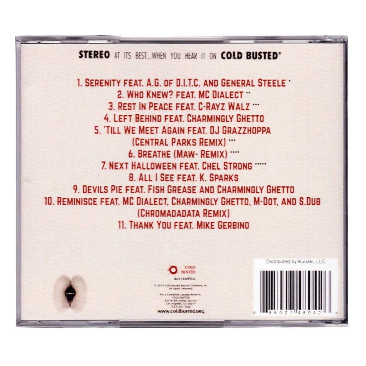 Es-K - Serenity - Compact Disc - Cold Busted