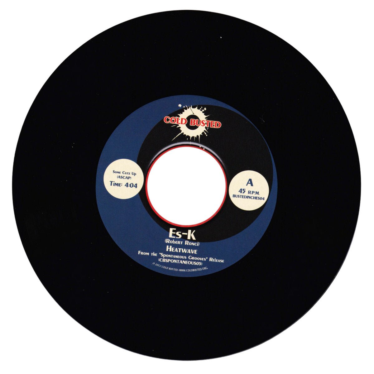 Es-K & Sixfingerz - Heatwave / The Props - Limited Edition 7 Inch Vinyl - Numbered - Cold Busted