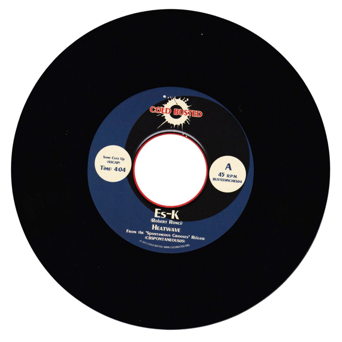 Es-K & Sixfingerz - Heatwave / The Props - Limited Edition 7 Inch Vinyl - Numbered - Cold Busted