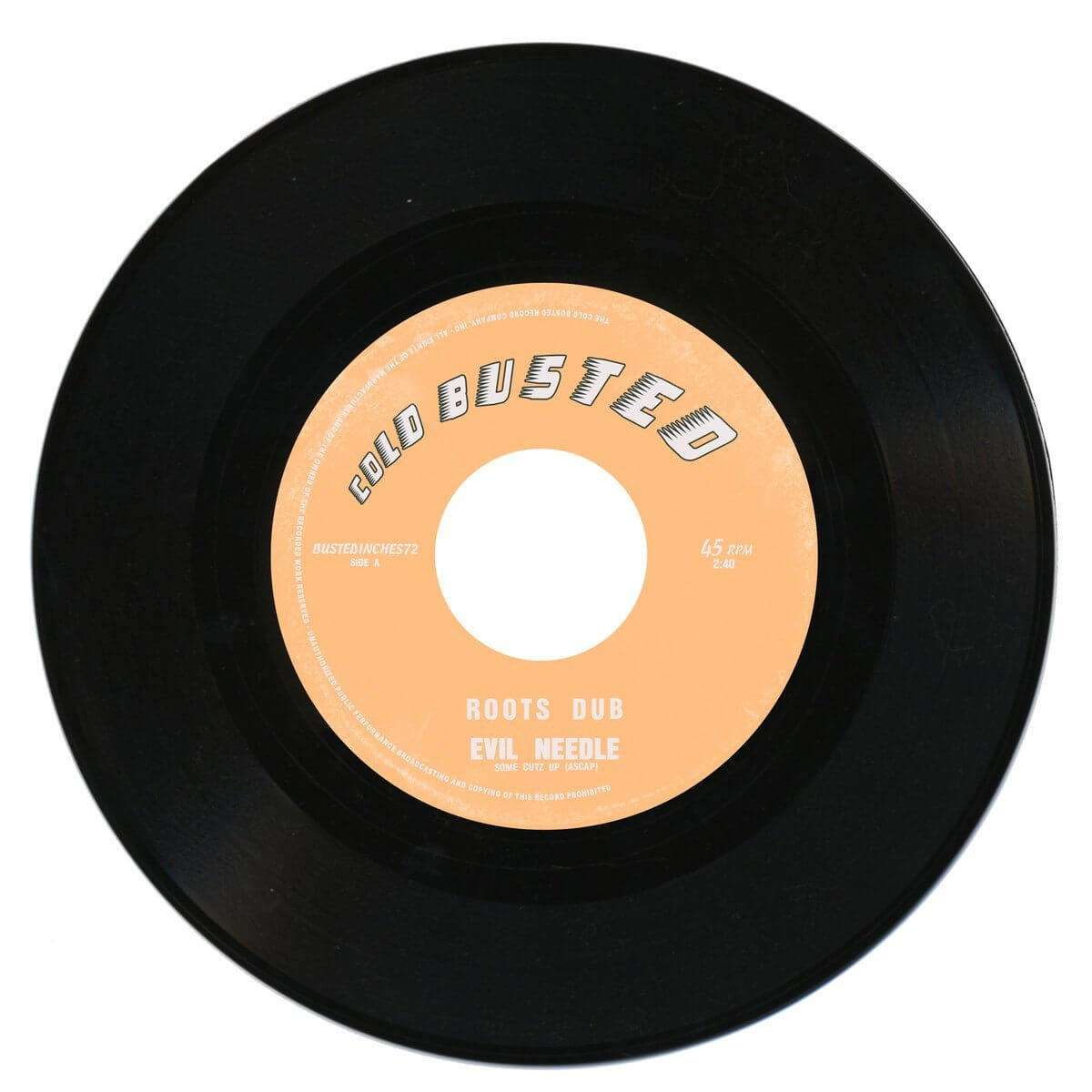 Evil Needle & Q Funktion - Roots Dub / My Music - Limited Edition 7 Inch Vinyl - Cold Busted