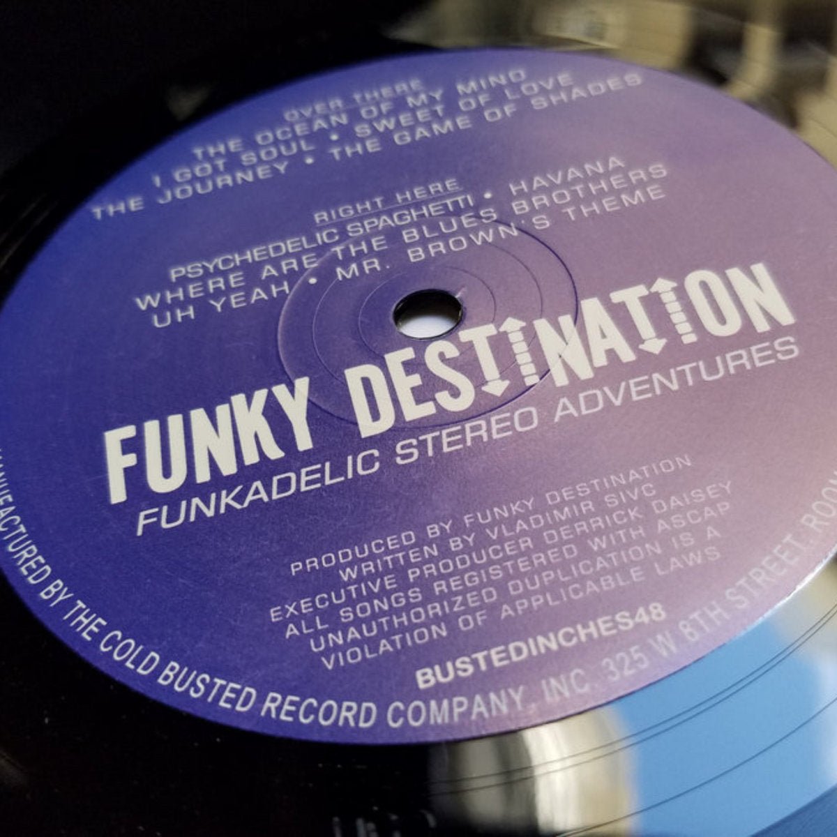 Funky Destination - Funkadelic Stereo Adventures - Limited Edition 12 Inch Vinyl - Cold Busted