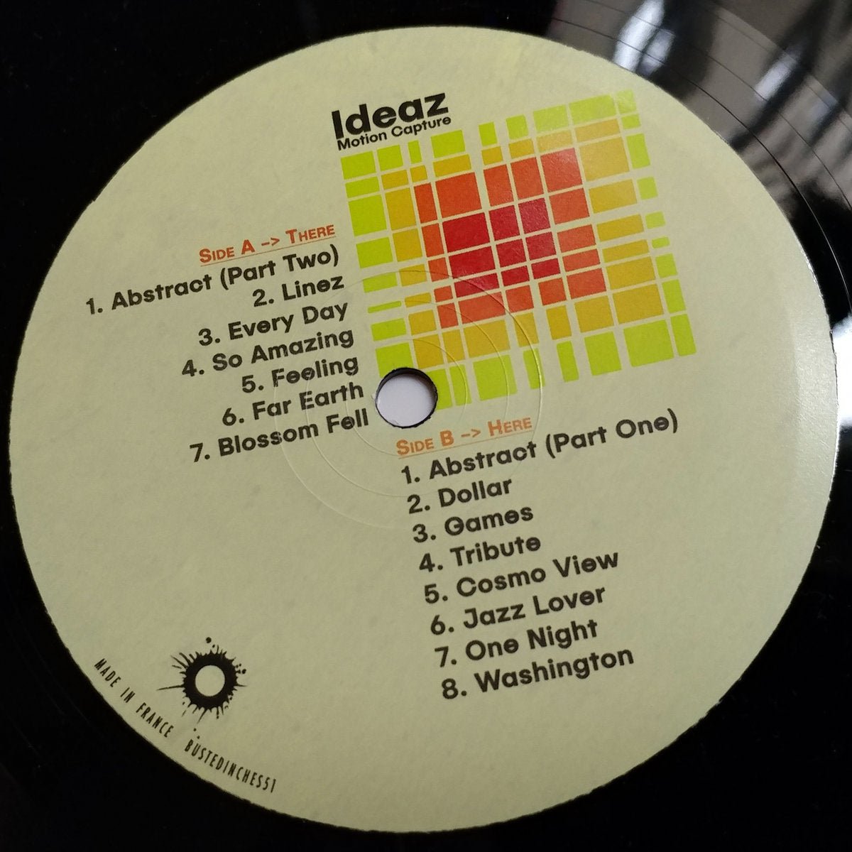 Ideaz - Motion Capture - Limited Edition 12 Inch Vinyl - Cold Busted