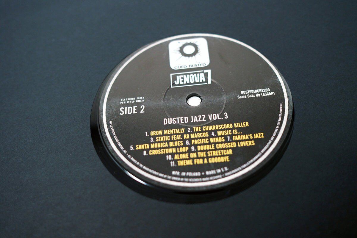Jenova 7 - Dusted Jazz Vol. 3 - Limited Edition 12 Inch Vinyl - Cold Busted