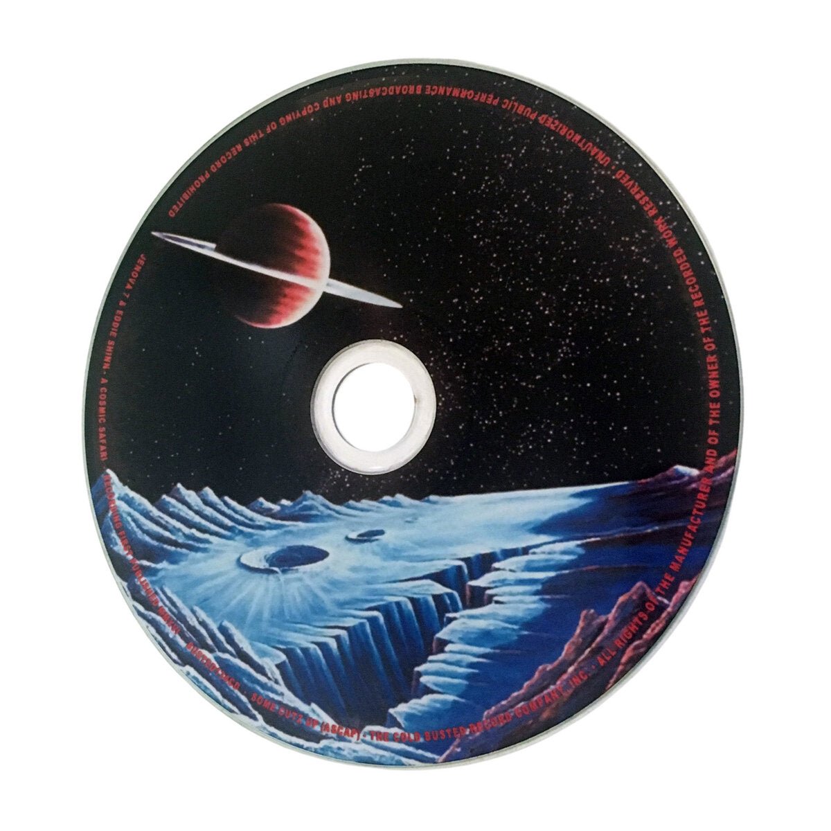 Jenova 7 & Eddie Shinn - A Cosmic Safari - Limited Edition Compact Disc - Cold Busted