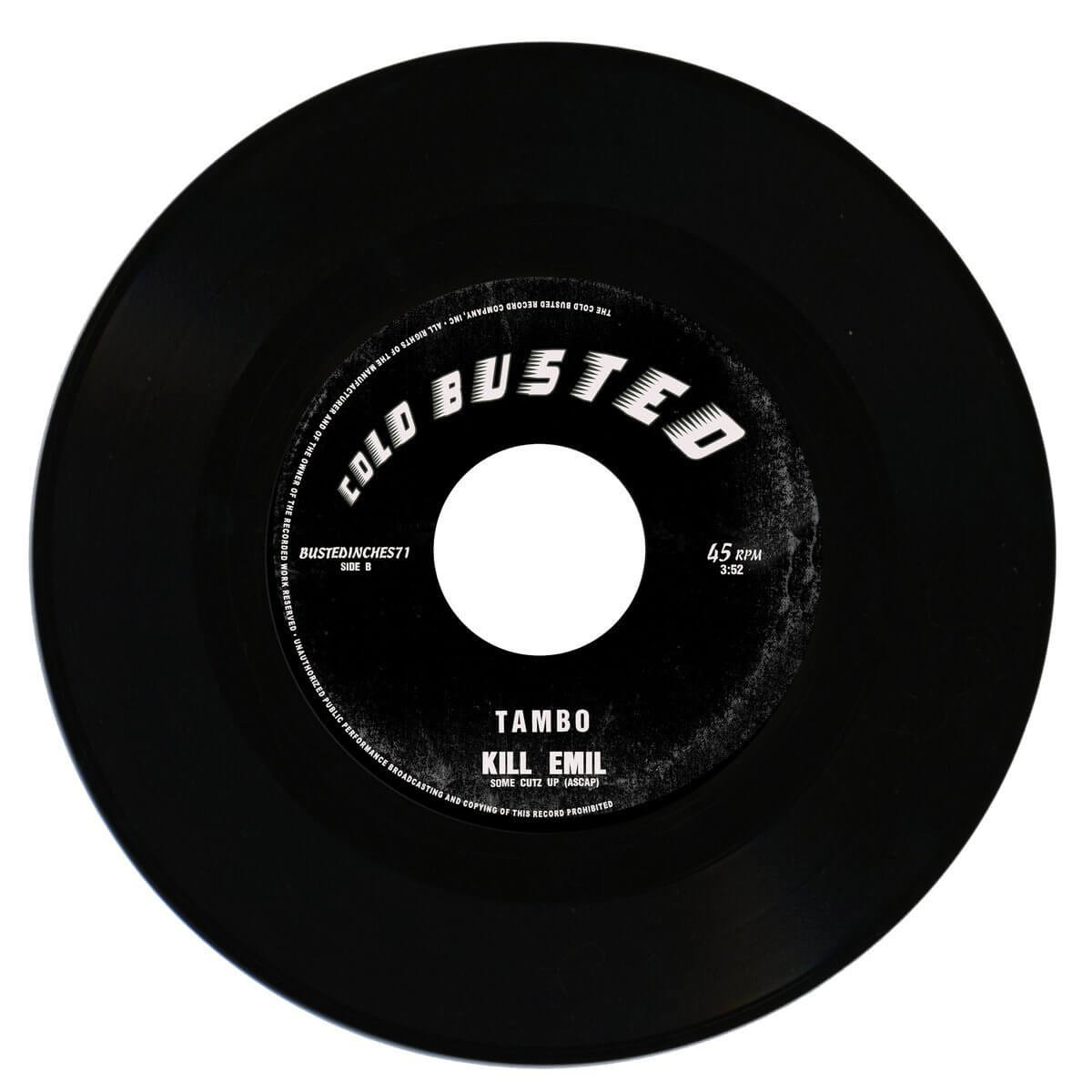Kill Emil - O' Jogo / Tambo - Limited Edition 7 Inch Vinyl - Cold Busted
