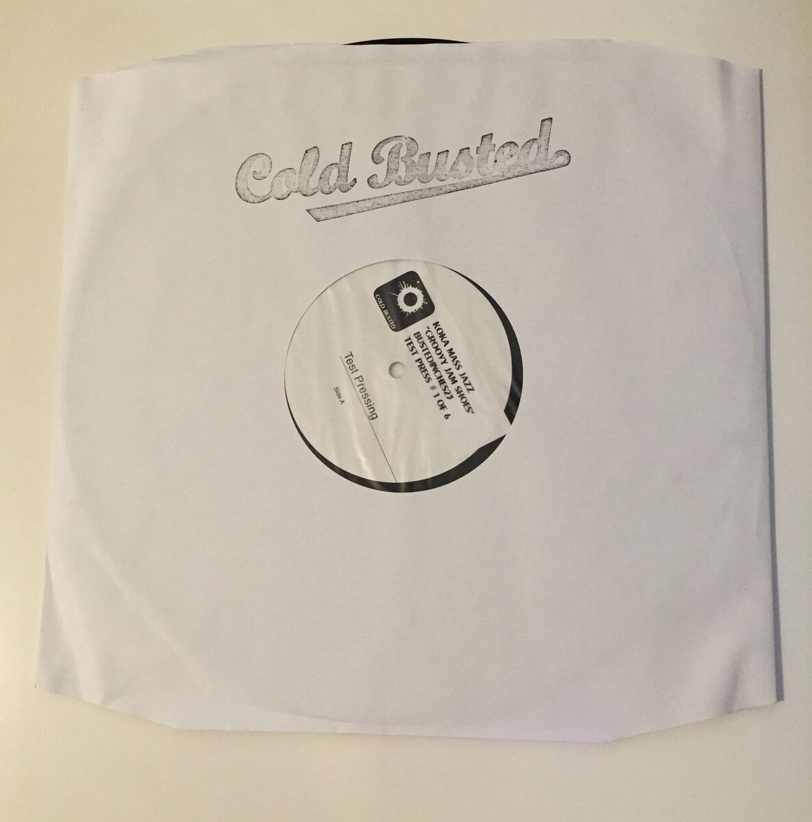 Koka Mass Jazz - Groovy Jam Shoes - Limited Edition 12 Inch Vinyl Test Pressing - Cold Busted