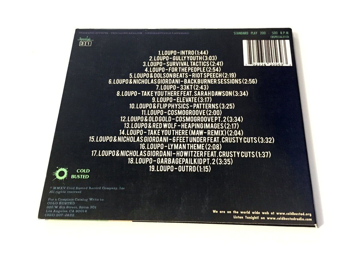 Loupo - Enigma - Limited Edition Compact Disc - Cold Busted