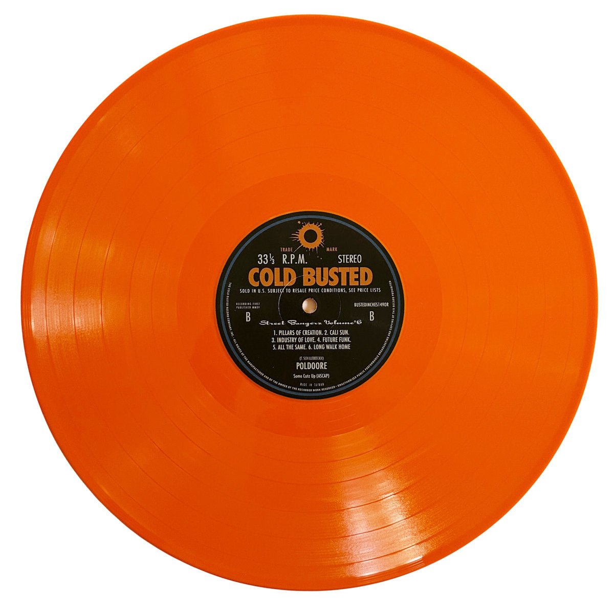 Poldoore - Street Bangerz Volume 6: Playhouse (Remastered) - Limited Edition Orange Colored 12 Inch Vinyl - Cold Busted
