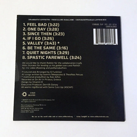 Q Funktion - Matching Atoms - Limited Edition Compact Disc - Cold Busted