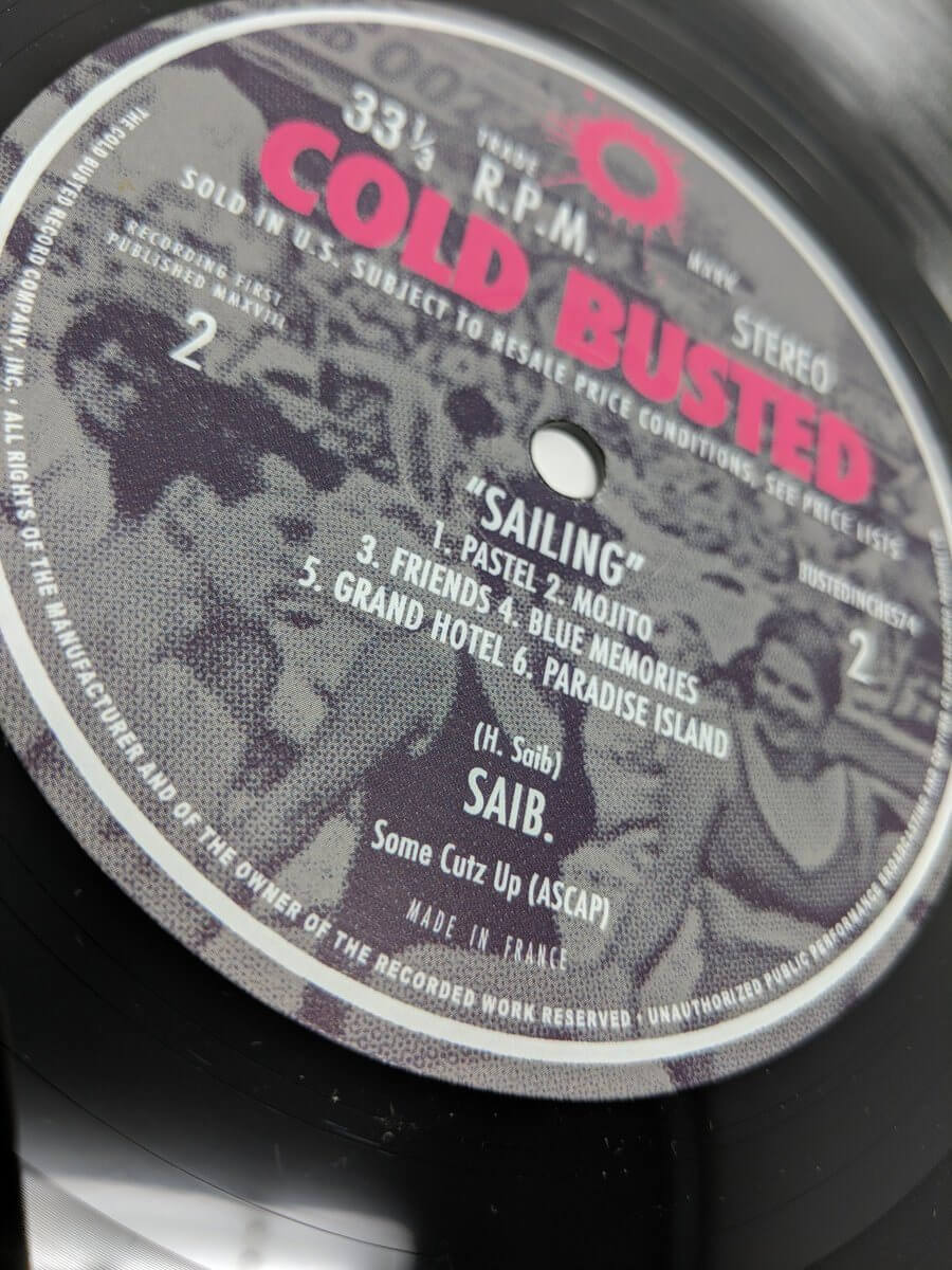 saib. - Sailing - Limited Edition 12 Inch Vinyl - Cold Busted