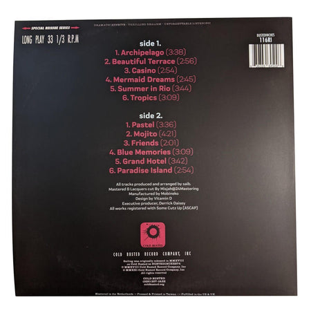 saib. - Sailing - Special Reissue Series 12 Inch Vinyl - Cold Busted