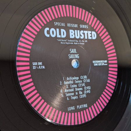 saib. - Sailing - Special Reissue Series 12 Inch Vinyl - Cold Busted