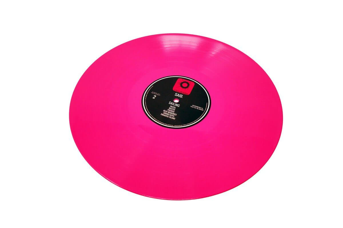 saib. - Sailing - Limited Edition Pink Colored 12 Inch Vinyl - Cold Busted