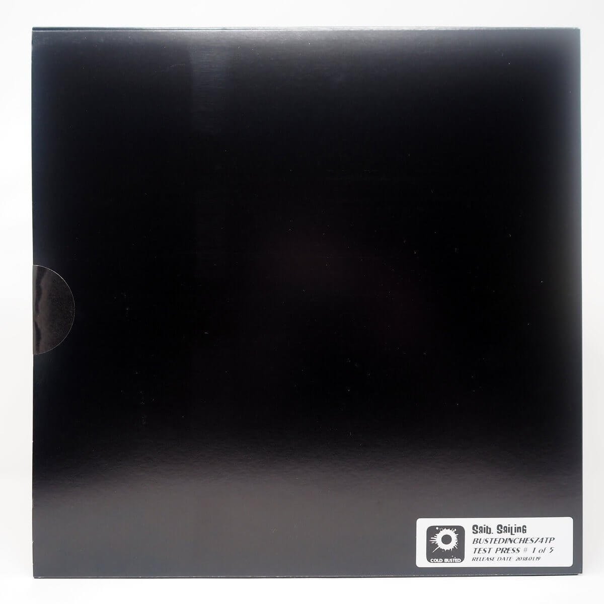 saib. - Sailing - Limited Edition 12 Inch Vinyl Test Pressing - Cold Busted