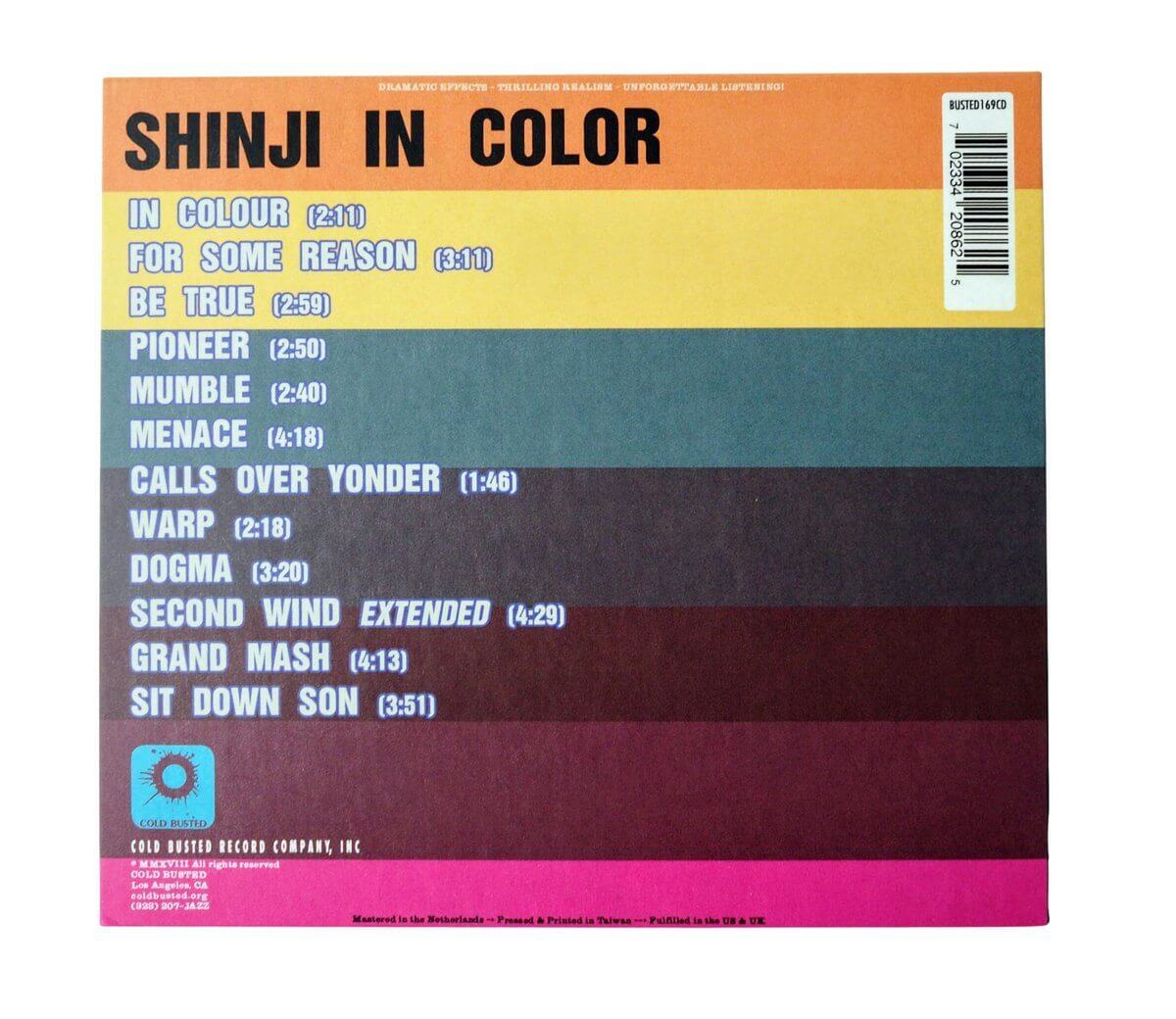 Shinji - In Colour - Limited Edition Compact Disc - Cold Busted