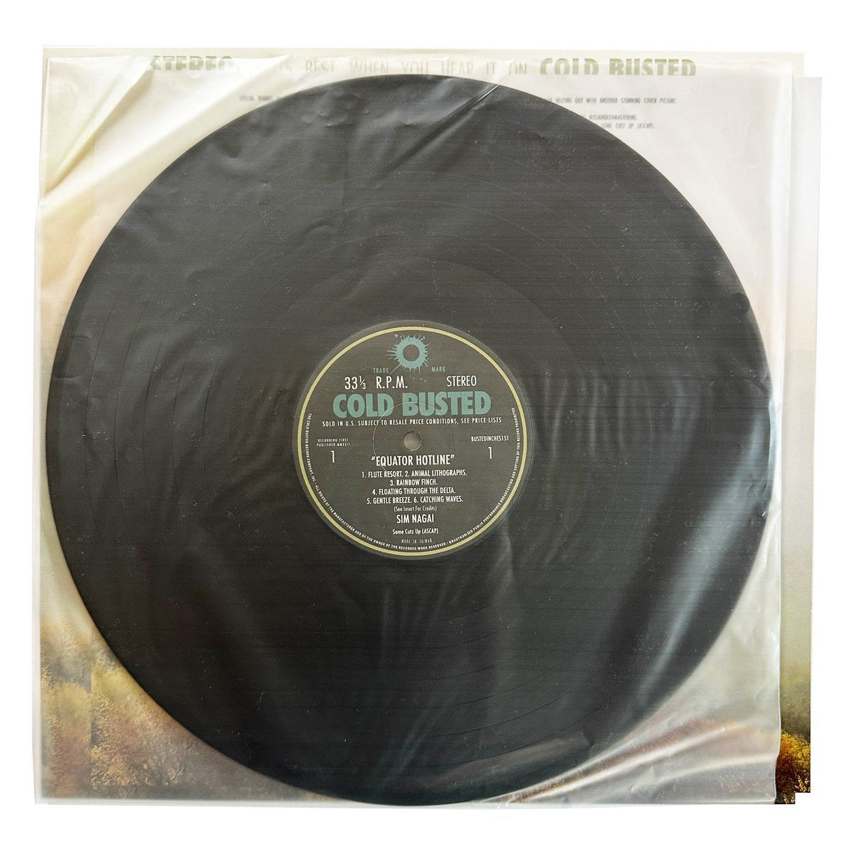 Sim Nagai - Equator Hotline - Limited Edition 12 Inch Vinyl - Cold Busted