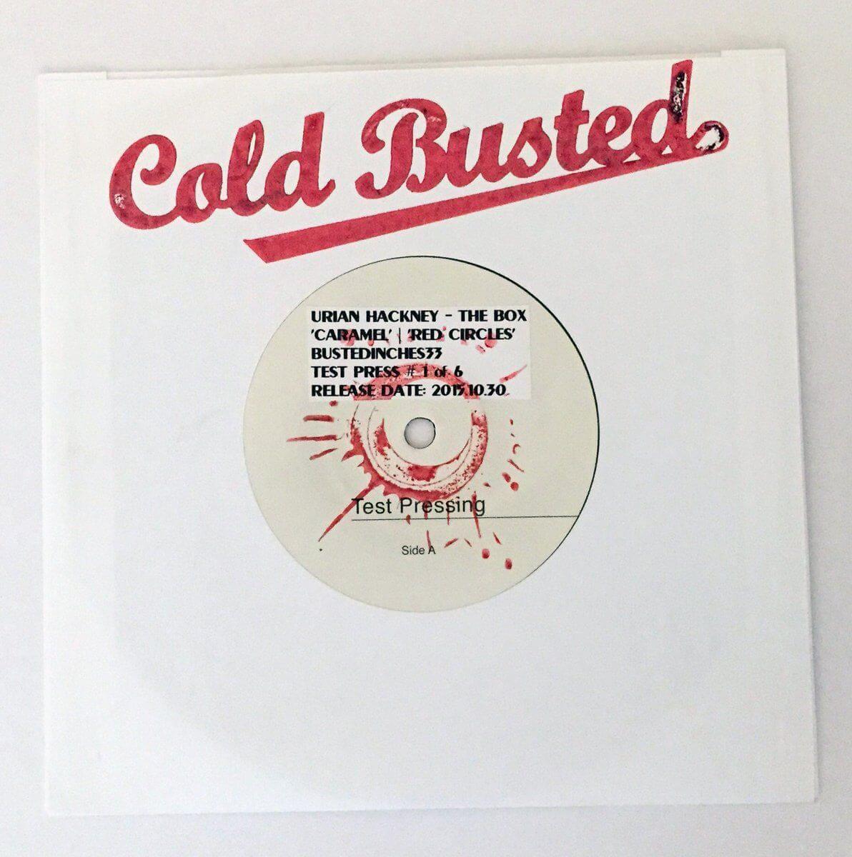 Urian Hackney - The Box - Limited Edition 7 Inch Vinyl Test Pressing - Cold Busted