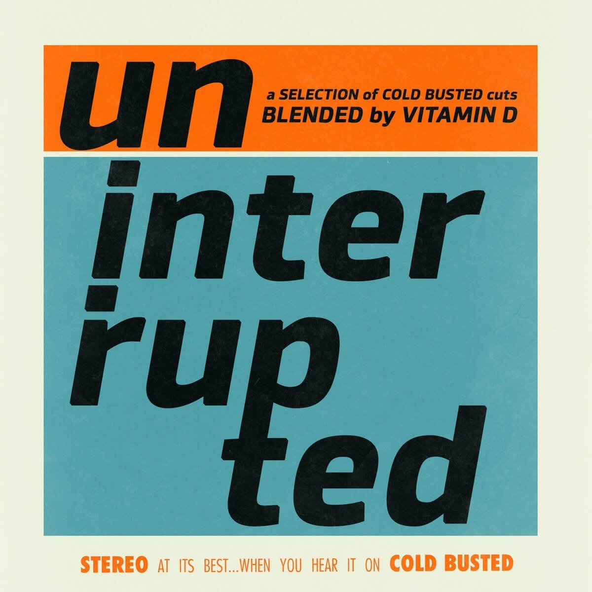 Various Artists - Uninterrupted - Blended By Vitamin D - Limited Edition Compact Disc - Cold Busted