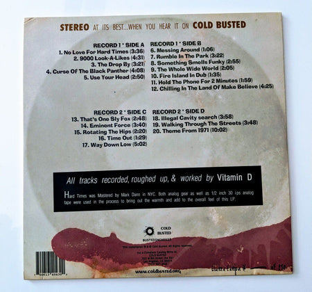 Vitamin D - Hard Times - Limited Edition Double 12 Inch Vinyl - Not Numbered - Cold Busted