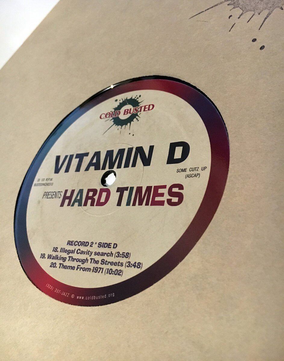 Vitamin D - Hard Times - Limited Edition Double 12 Inch Vinyl - Cold Busted