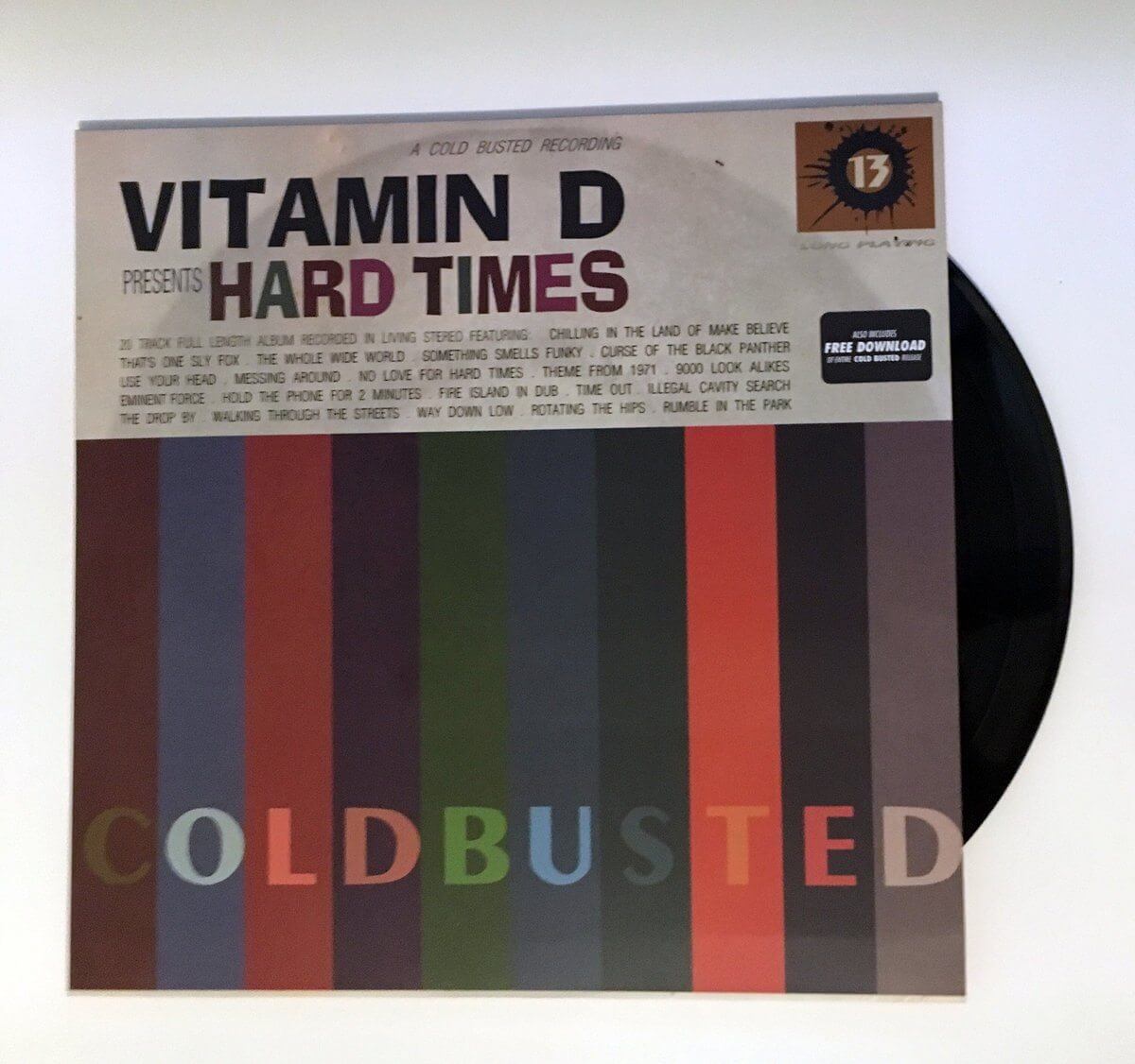 Vitamin D - Hard Times - Limited Edition Double 12 Inch Vinyl - Cold Busted