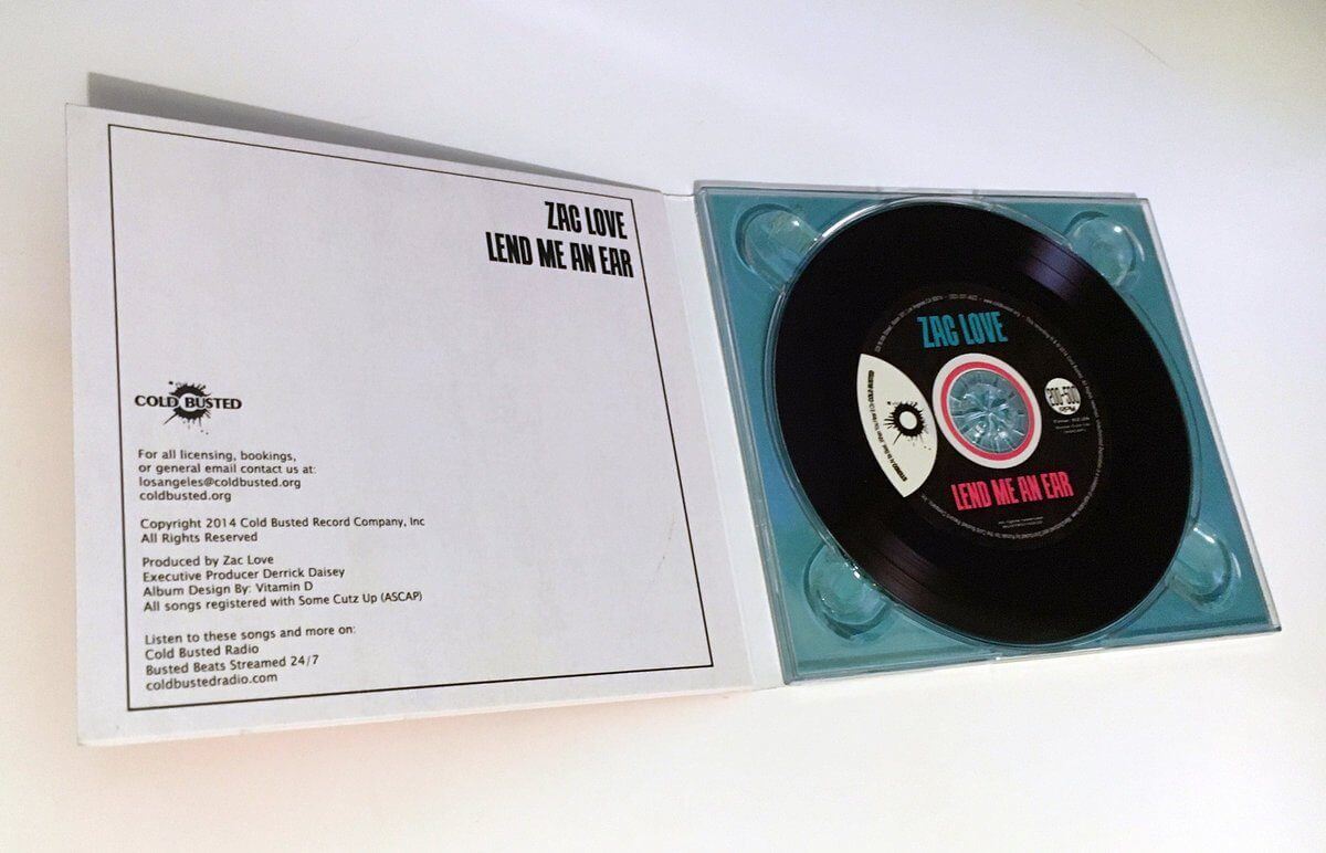 Zac Love - Lend Me An Ear - Limited Edition Compact Disc - Cold Busted