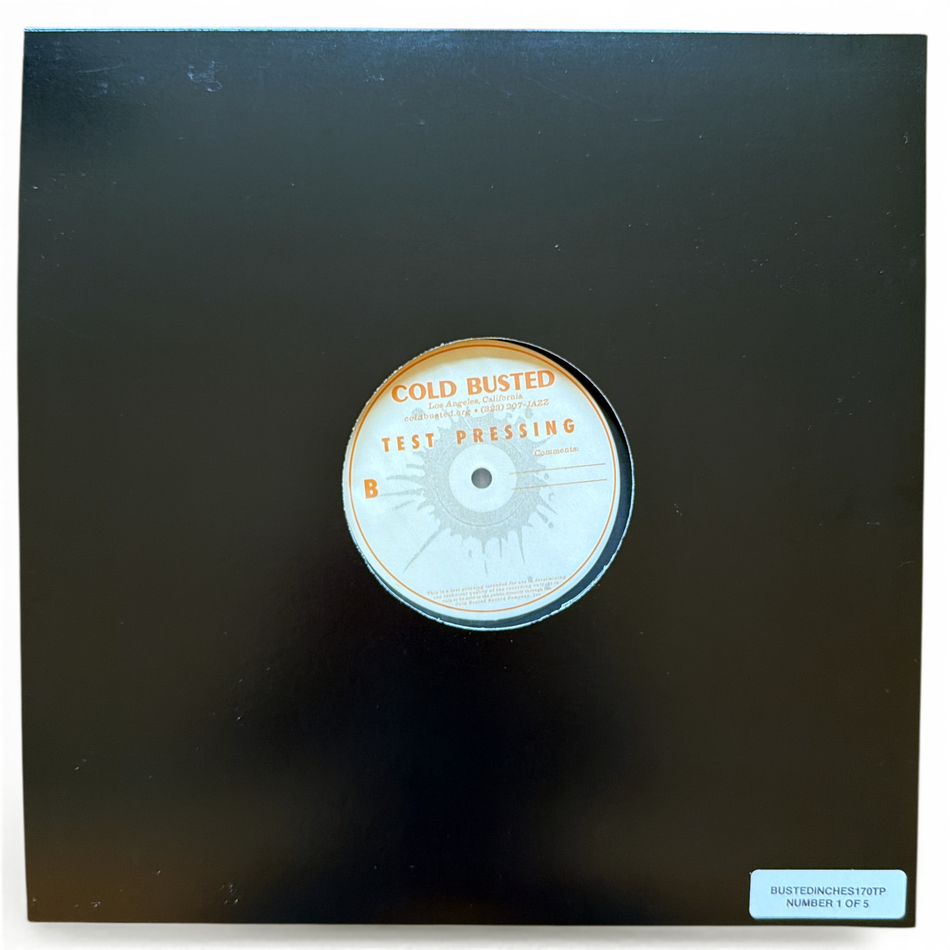 Angry Apple - Crispin - Limited Edition 12 Inch Vinyl Test Pressing