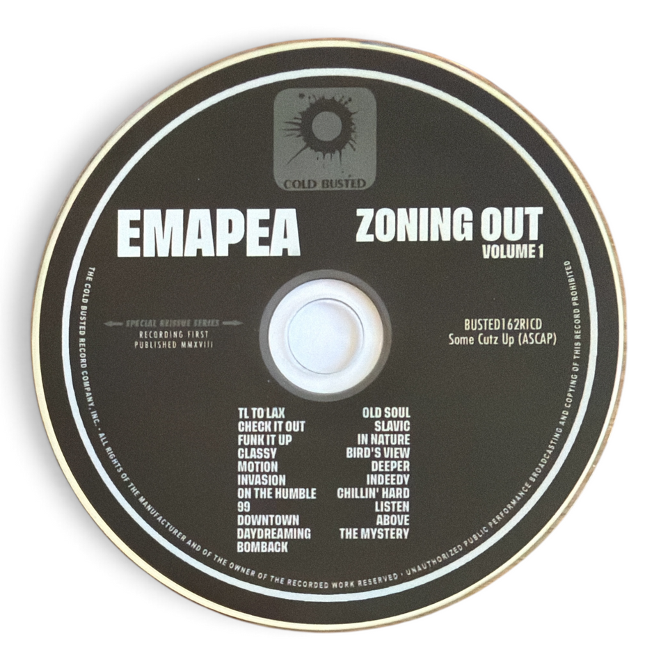 Emapea - Zoning Out Volume 1 - Special Reissue Series Compact Disc