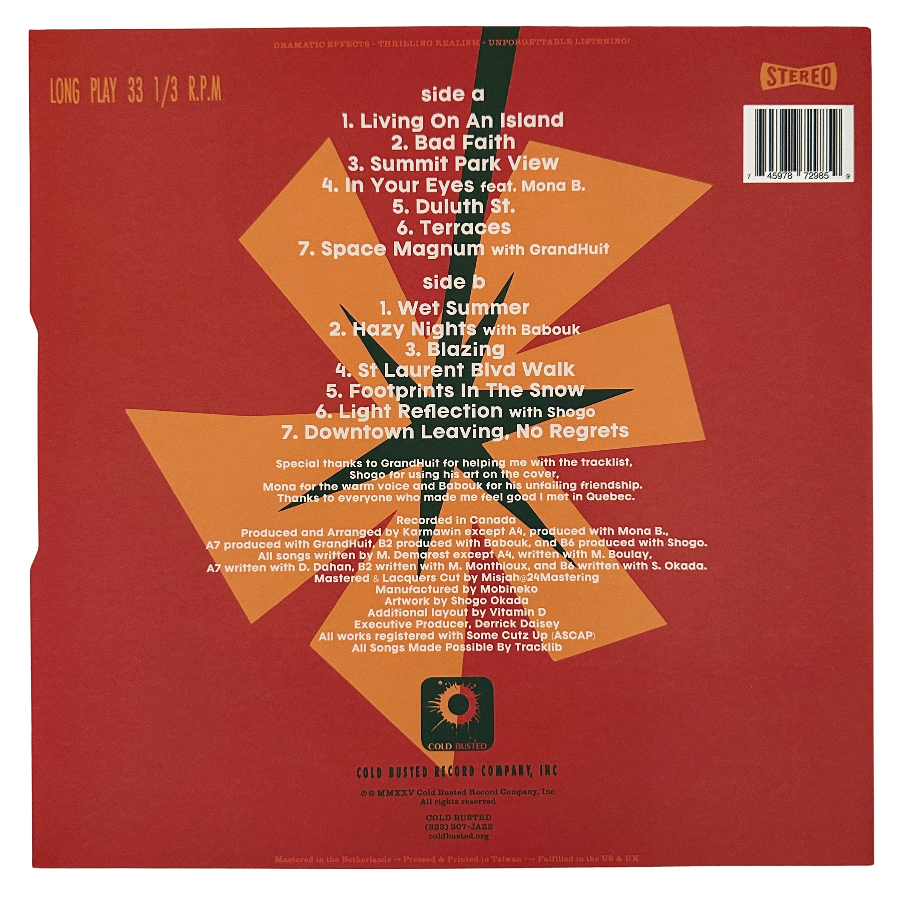 Karmawin - Lucky Tomatoes Island - COLD BUSTED