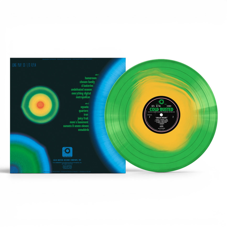 Aloefi - Analog Dreams - Limited Edition Orange In Green Solid Colored Vinyl