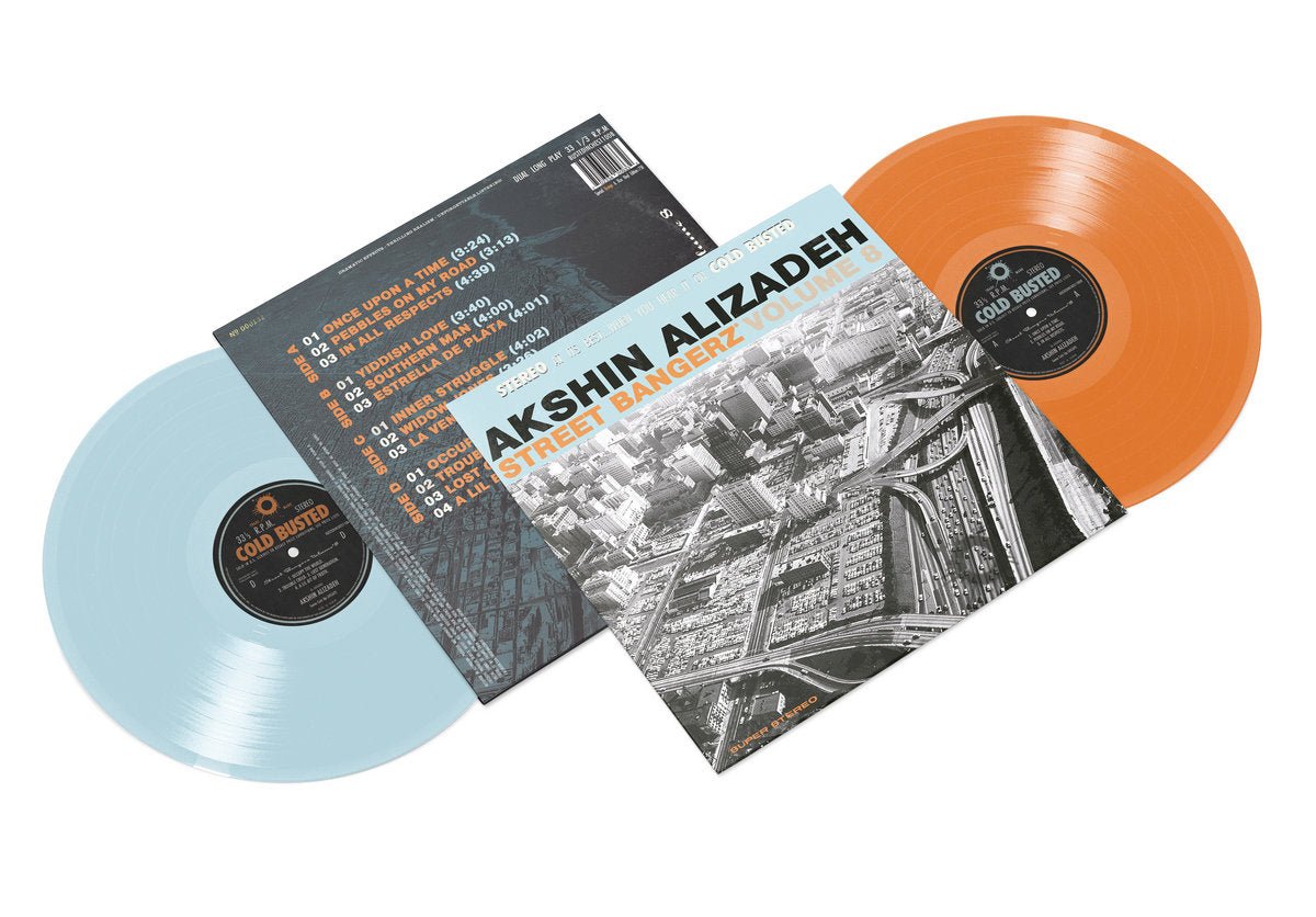Akshin Alizadeh - Street Bangerz Volume 8 (Remastered) - PRE-ORDER: Limited Edition Orange & Blue Colored Double 12 Inch Vinyl - COLD BUSTED