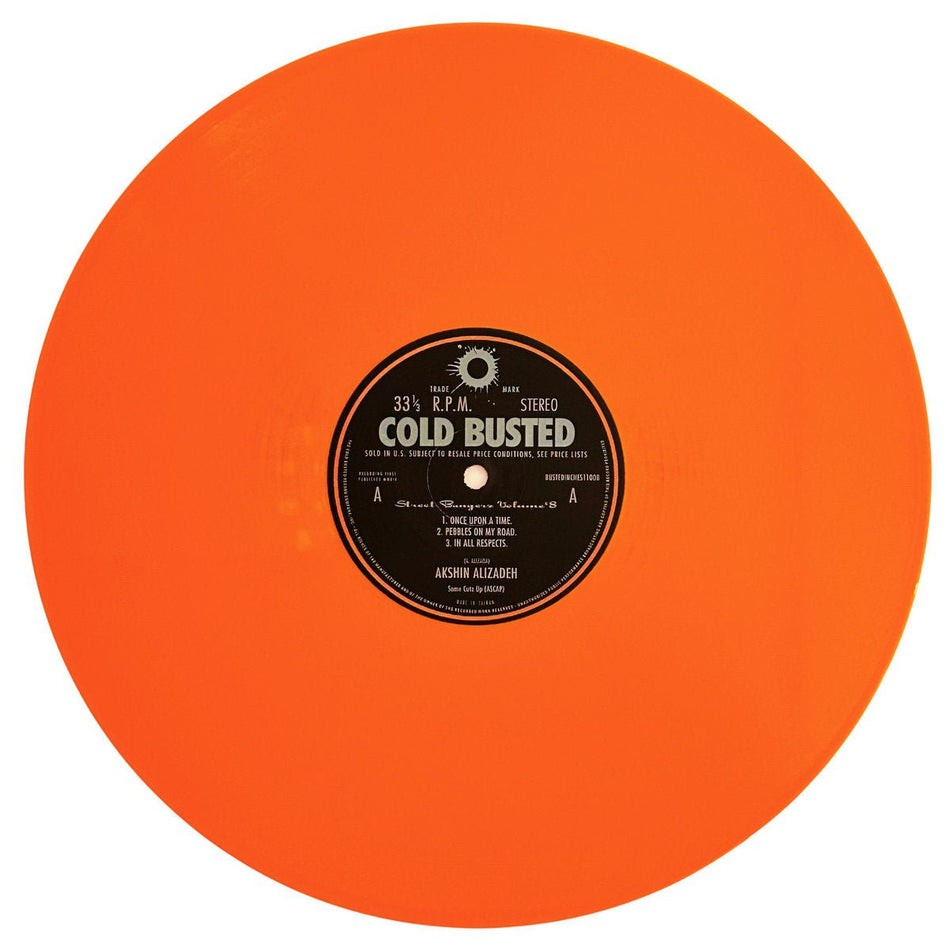 Akshin Alizadeh - Street Bangerz Volume 8  - Limited Edition Orange and Blue Colored Double 12 Inch Vinyl - COLD BUSTED